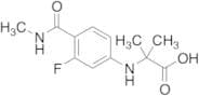 2-((3-Fluoro-4-(methylcarbamoyl)phenyl)amino)-2-methylpropanoic acid
