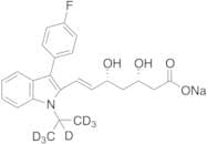 (3S,5R)-Fluvastatin Sodium Salt-d7