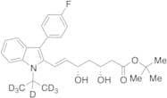 (3R,5S)-rel-Fluvastatin-d7 tert-Butyl Ester