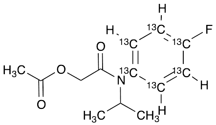 2-((4-Fluorophenyl)(isopropyl)amino)-2-oxoethyl Acetate-13C6