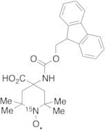 Fmoc-2,2,6,6-tetramethylpiperidine-N-oxyl-4-amino-4-carboxylic Acid-15N