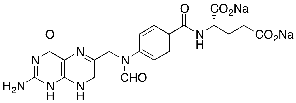 10-Formyl-7,8-dihydro Folic Acid Disodium (>85%)