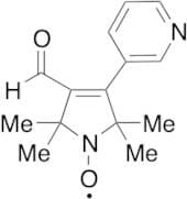 3-Formyl-2,5-dihydro-2,2,5,5-tetramethyl-4-(3-pyridinyl)-1H-pyrrol-1-yloxy