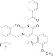 5-(2-fluoro-3-methoxyphenyl)-1-(2-fluoro-6-(trifluoromethyl)benzyl)-6-methyl-3-(2-oxo-2-phenylethy…