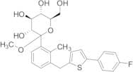 (3R,4S,5S,6R)-2-(3-((5-(4-Fluorophenyl)thiophen-2-yl)methyl)-2-methylphenyl)-6-(hydroxymethyl)-2-m…