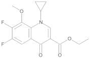 1-Cyclopropyl-6,7-difluoro-1,4-dihydro-8-methoxy-4-oxo-3-quinolinecarboxylic Acid Ethyl Ester