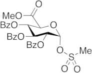 α-D-Glucopyranuronic Acid Methyl Ester 2,3,4-Tribenzoate 1-Methanesulfonate