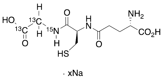 Glutathione (glycine-13C2,15N) Sodium