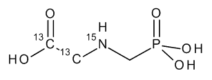 Glyphosate-13C2,15N