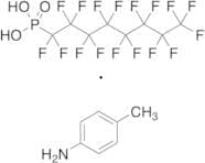 P-(1,1,2,2,3,3,4,4,5,5,6,6,7,7,8,8,8-heptadecafluorooctyl)phosphonic Acid 4-Methylbenzeneamine Salt