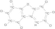1,​2,​3,​4,​6,​7,​8-​Heptachloro-dibenzofuran-​13C12