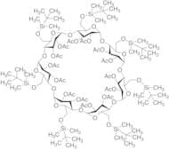 Heptakis(6-O-tert-butyldimethylsilyl)-β-cyclodextrin Tetradecaacetate