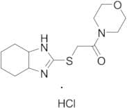 2-[(3a,4,5,6,7,7a-Hexahydro-1H-benzimidazol-2-yl)thio]-1-(4-morpholinyl)-ethanone Hydrochloride