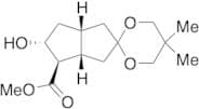 (3'aS,4'R,5'R,6'aR)-Hexahydro-5'-hydroxy-5,5-dimethyl-spiro[1,3-dioxane-2,2'(1'H)-pentalene]-4'-ca…