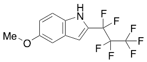 2-(Heptafluoropropyl)-5-methoxy-1H-indole