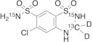Hydrochlorothiazide-13C,15N2,d2