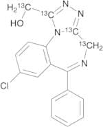 1-Hydroxy Alprazolam-13C4