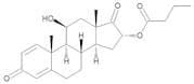 (11β,16α)-11-Hydroxy-16-(1-oxobutoxy)-androsta-1,4-diene-3,17-dione