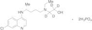 (R)-(-)-Hydroxy Chloroquine-d4 Diphosphate