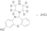 7-Hydroxy-N-des{[2-(2-hydroxy)ethoxy]ethyl} Quetiapine-d8 Dihydrochloride