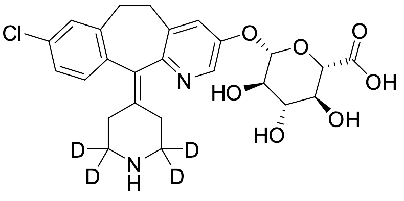 3-Hydroxy Desloratadine β-D-Glucuronide-d4