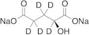 (2S)-2-Hydroxyglutaric Acid Disodium Salt-d5