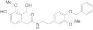 4-Hydroxy-2-(hydroxymethyl)-3-methoxy-N-[2-[3-methoxy-4-(phenylmethoxy)phenyl]ethyl]-benzeneacetam…