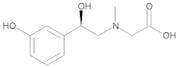 N-[(2R)-2-Hydroxy-2-(3-hydroxyphenyl)ethyl]-N-methyl-glycine