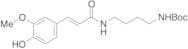N-[4-[[3-(4-Hydroxy-3-methoxyphenyl)-1-oxo-2-propen-1-yl]amino]butyl]carbamic Acid 1,1-Dimethyleth…
