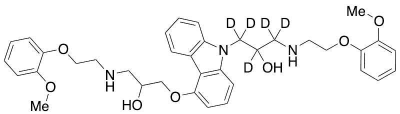 N-2-Hydroxy-3-[[2-(methoxyphenoxy)ethyl]amine Carvedilol-d5