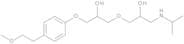 3-[2-Hydroxy-3-[4-(2-methoxyethyl)phenoxy]propoxy]-1-isopropylamino-2-propanol (Mixture of Diaster…