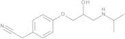 2-[4-[(2RS)-2-Hydroxy-3-[(1-methylethyl)amino]propoxy]phenyl]acetonitrile; (Atenolol Impurity H)