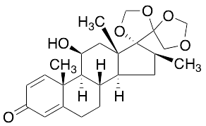 11β-Hydroxy-16β-methyl-17,20:20,21-bis(methylenedioxy)-pregna-1,4-dien-3-one
