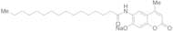 N-(7-Hydroxy-4-methyl-2-oxo-2H-1-benzopyran-6-yl)hexadecanamide Sodium Salt
