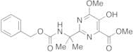 5-Hydroxy-2-[1-methyl-1-[[benzylcarbamoyl]amino]ethyl]-6-methoxypyrimidine-4-carboxylic Acid Methy…