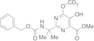 5-Hydroxy-2-[1-methyl-1-[[benzylcarbamoyl]amino]ethyl]-6-methoxypyrimidine-4-carboxylic Acid Methy…
