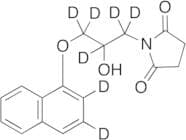 1-[2-Hydroxy-3-(1-naphthalenyloxy)propyl]-2,5-pyrrolidinedione-d7