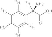 D-α-(4-Hydroxyphenyl-2,3,5,6-d4)glycine-α-d1