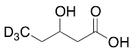 rac-3-Hydroxypentanoic Acid-D3