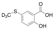 2-Hydroxy-5-(methylthio)-benzoic Acid-D3
