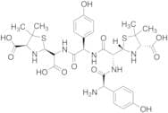 (2R)-(2R)-2-(4-Hydroxyphenyl)glycyl-(2R)-2-[(2S,4S)-4-carboxy-5,5-dimethyl-2-thiazolidinyl]glycyl-…