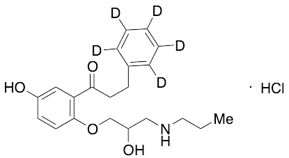 5-Hydroxy Propafenone Hydrochloride-d5