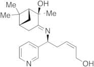 (1R,2R,5R)-3-[[(1S,3Z)-5-Hydroxy-1-(3-pyridinyl)-3-penten-1-yl]imino]-2,6,6-trimethyl-bicyclo[3.1.…