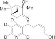 (1R,2R,5R)-3-[[(1S,3Z)-5-Hydroxy-1-(3-pyridinyl)-3-penten-1-yl]imino]-2,6,6-trimethyl-bicyclo[3.1.…