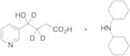 rac 4-Hydroxy-4-(3-pyridyl)butanoic-d3 Acid Dicyclohexylamine Salt (d3 Major)