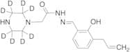 1-Piperazineacetic Acid 2-[[2-Hydroxy-3-(2-propen-1-yl)phenyl]methylene]hydrazide-d8