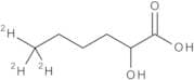 (±)-2-Hydroxyhexanoic-6,6,6-d3 Acid