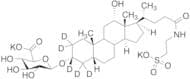 12-Hydroxy Taurolithocholic Acid-2,2,3,4,4-d5 O-3-Glucuronide Dipotassium Salt