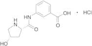 3-[[[(2S,4S)-4-Hydroxy-2-pyrrolidinyl]carbonyl]amino]benzoic Acid Hydrochloride