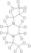 N-2-Hydroxyethylpiperazine-N'-ethanesulfonic Acid-d18